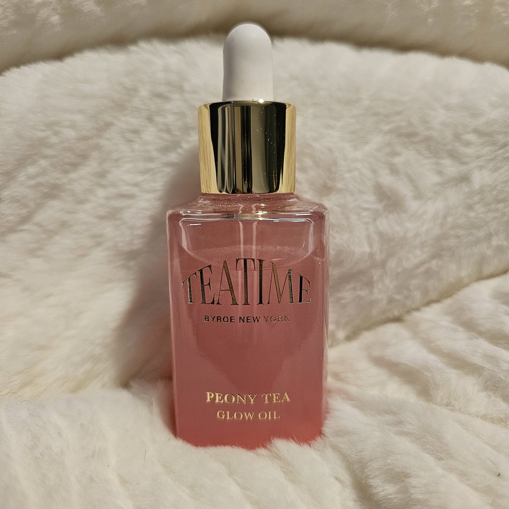 Teatime Peony Tea Glow Oil Full Size 1.01 Fl Oz Vegan by Byroe New York